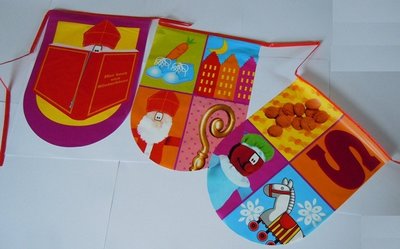 Halronde Sinterklaas vlaggenlijn